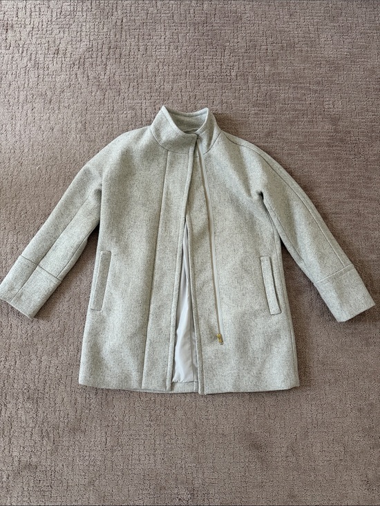 J. Crew Jackets & Blazers - J. Crew Light Gray Wool-Blend Coat